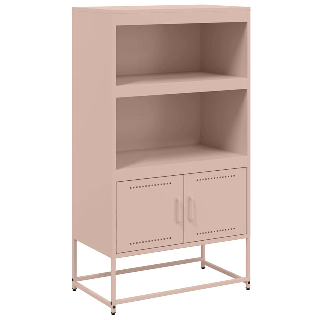 Highboard Pink 68.5x38.5x123.5 cm Steel