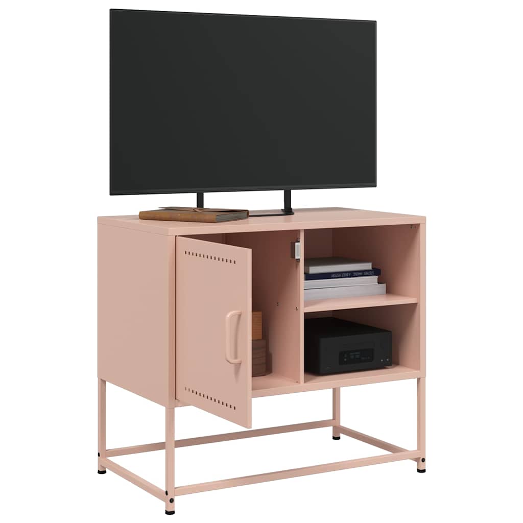 TV Cabinet Pink 68x39x60.5 cm Steel