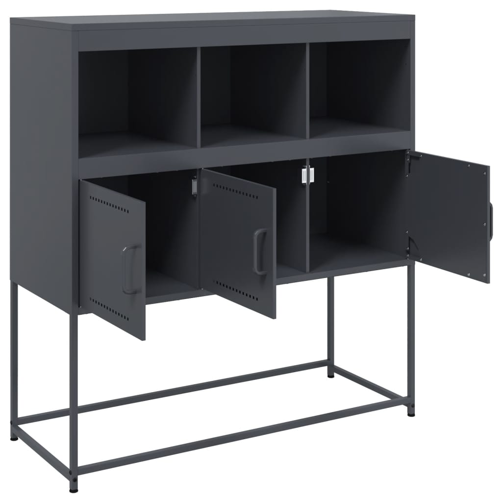 Sideboard Anthracite 100.5x39x107 cm Steel