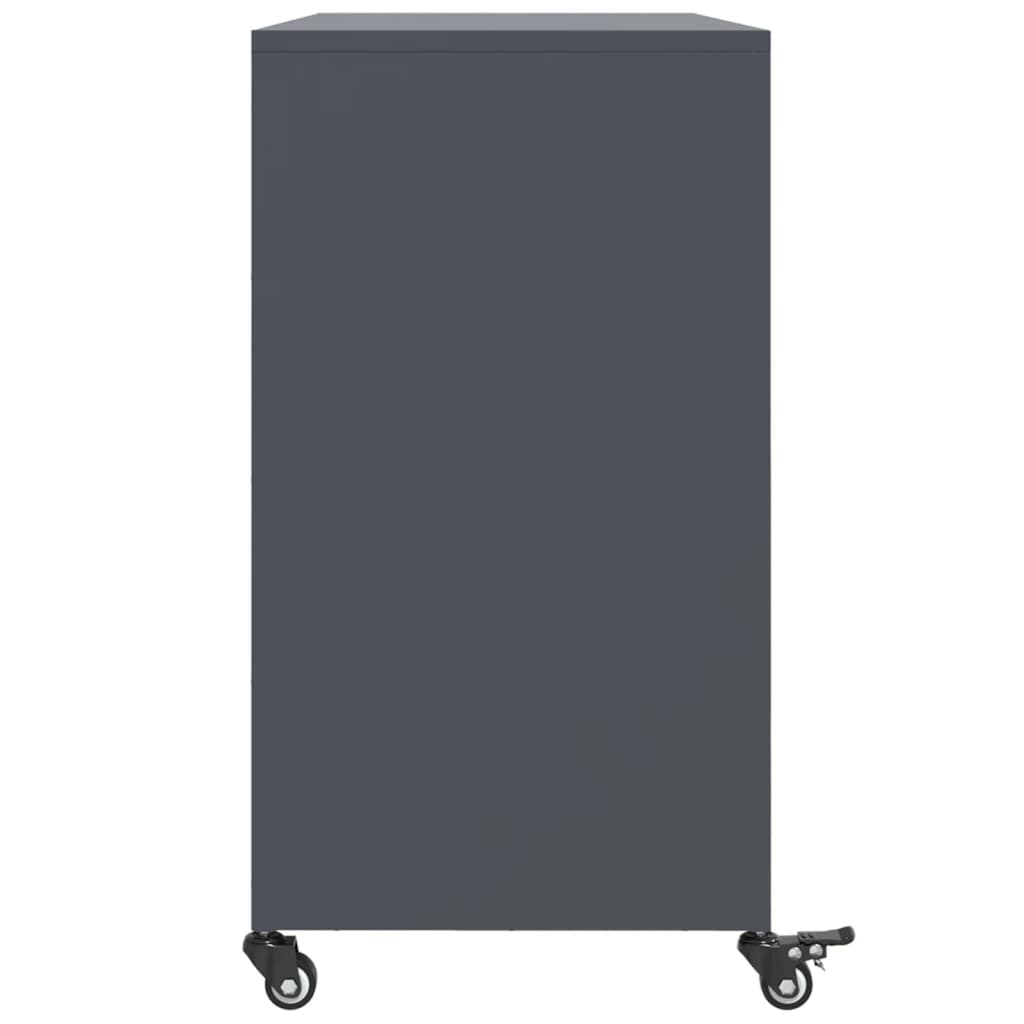 Sideboard Anthracite 100.5x39x72 cm Steel