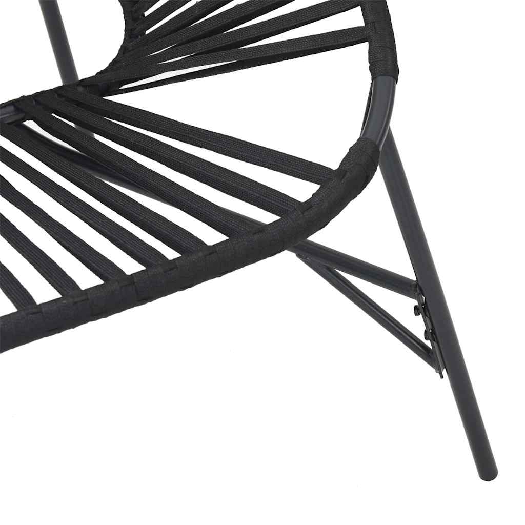 Outdoor Patio 3pcs Poly Rattan Garden Lounge Set With 2 Chairs & Table Furniture