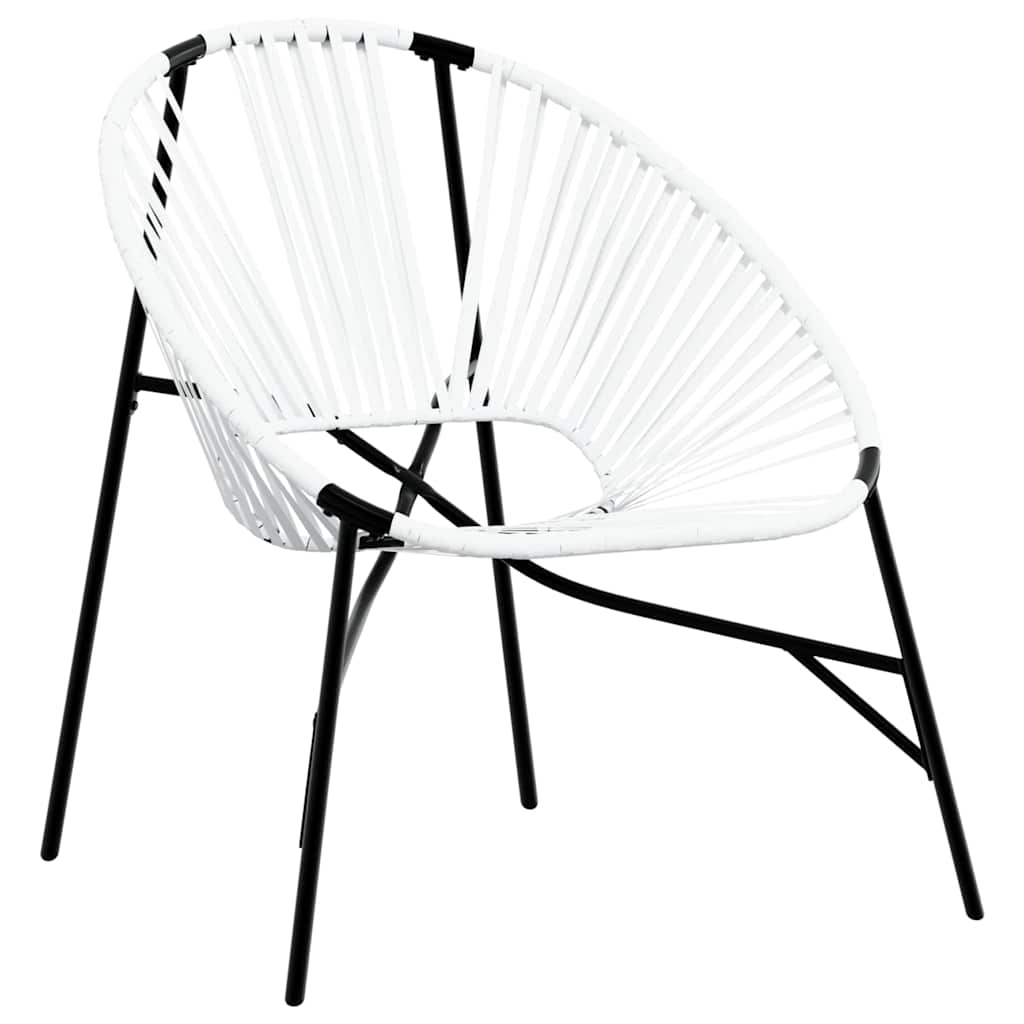 Outdoor Patio 3pcs Poly Rattan Garden Lounge Set With 2 Chairs & Table Furniture