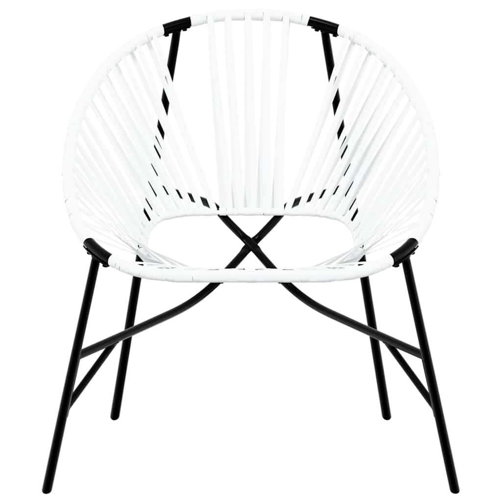Outdoor Patio 3pcs Poly Rattan Garden Lounge Set With 2 Chairs & Table Furniture