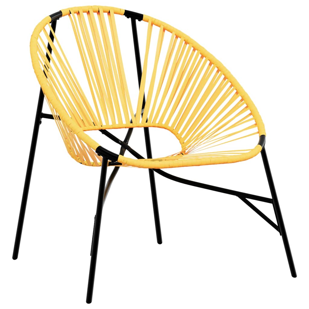 Outdoor Patio 3pcs Poly Rattan Garden Lounge Set With 2 Chairs & Table Furniture