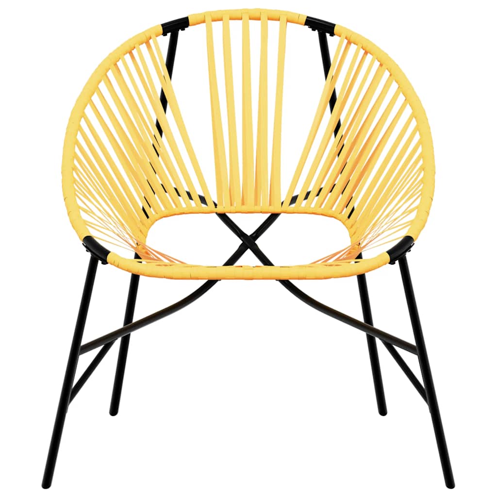 Outdoor Patio 3pcs Poly Rattan Garden Lounge Set With 2 Chairs & Table Furniture