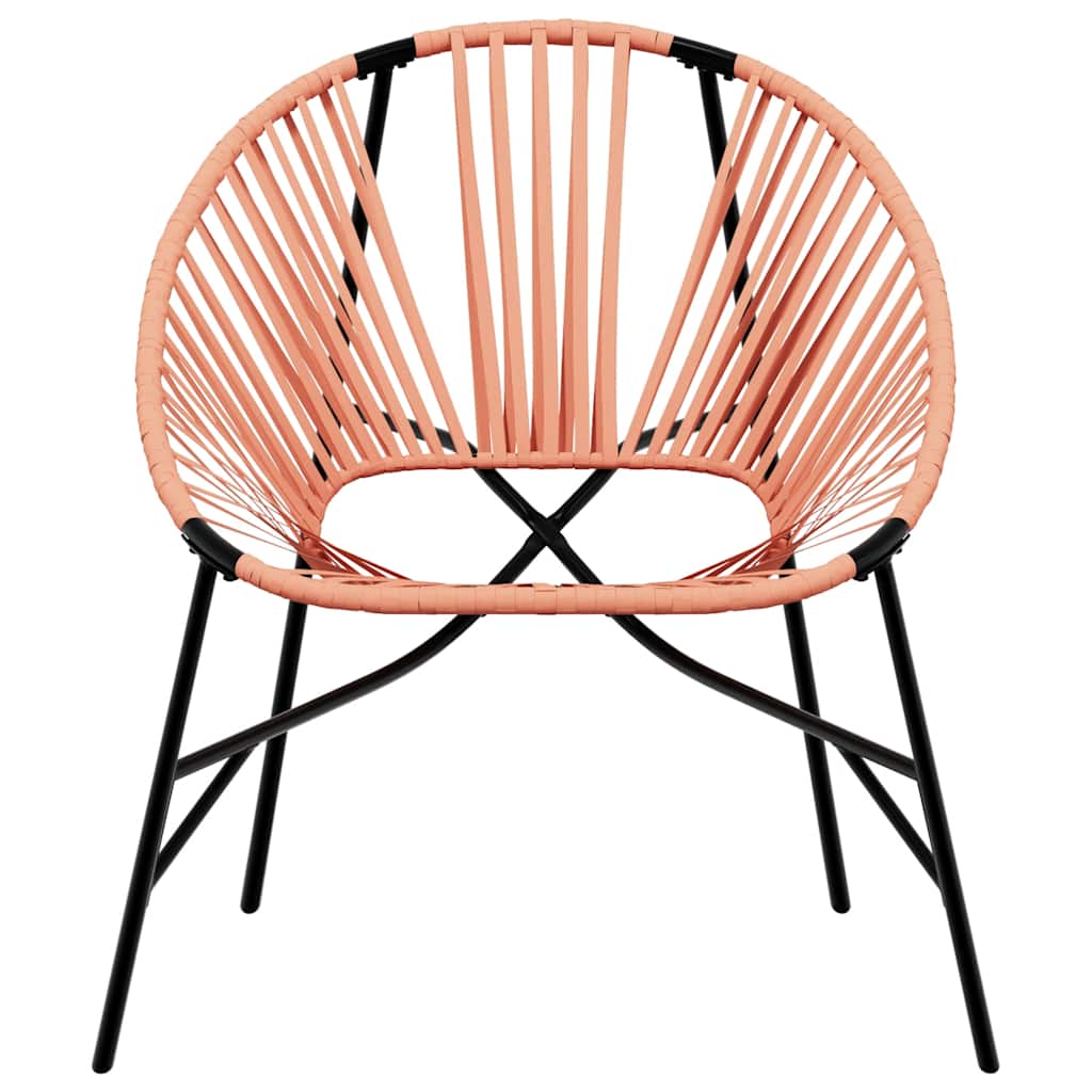 Outdoor Patio 3pcs Poly Rattan Garden Lounge Set With 2 Chairs & Table Furniture