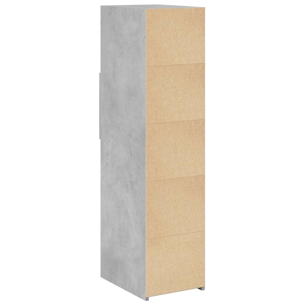 Modern Wooden Highboard Storage Cabinet Unit With 2 Drawers & Open Compartments