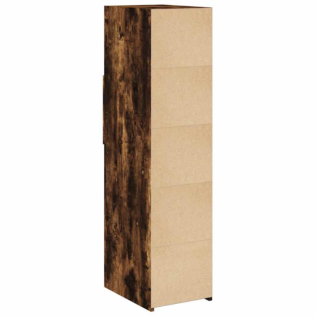 Modern Wooden Highboard Storage Cabinet Unit With 2 Drawers & Open Compartments