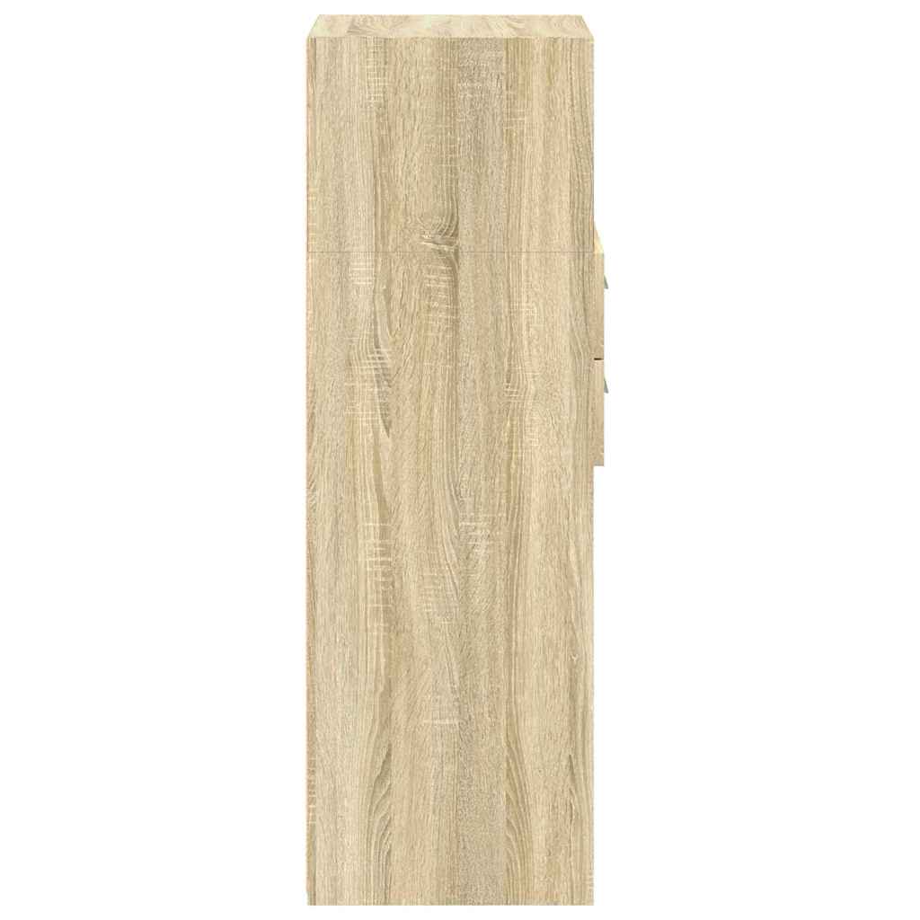 Highboard Sonoma Oak 40x42.5x124 cm Engineered Wood
