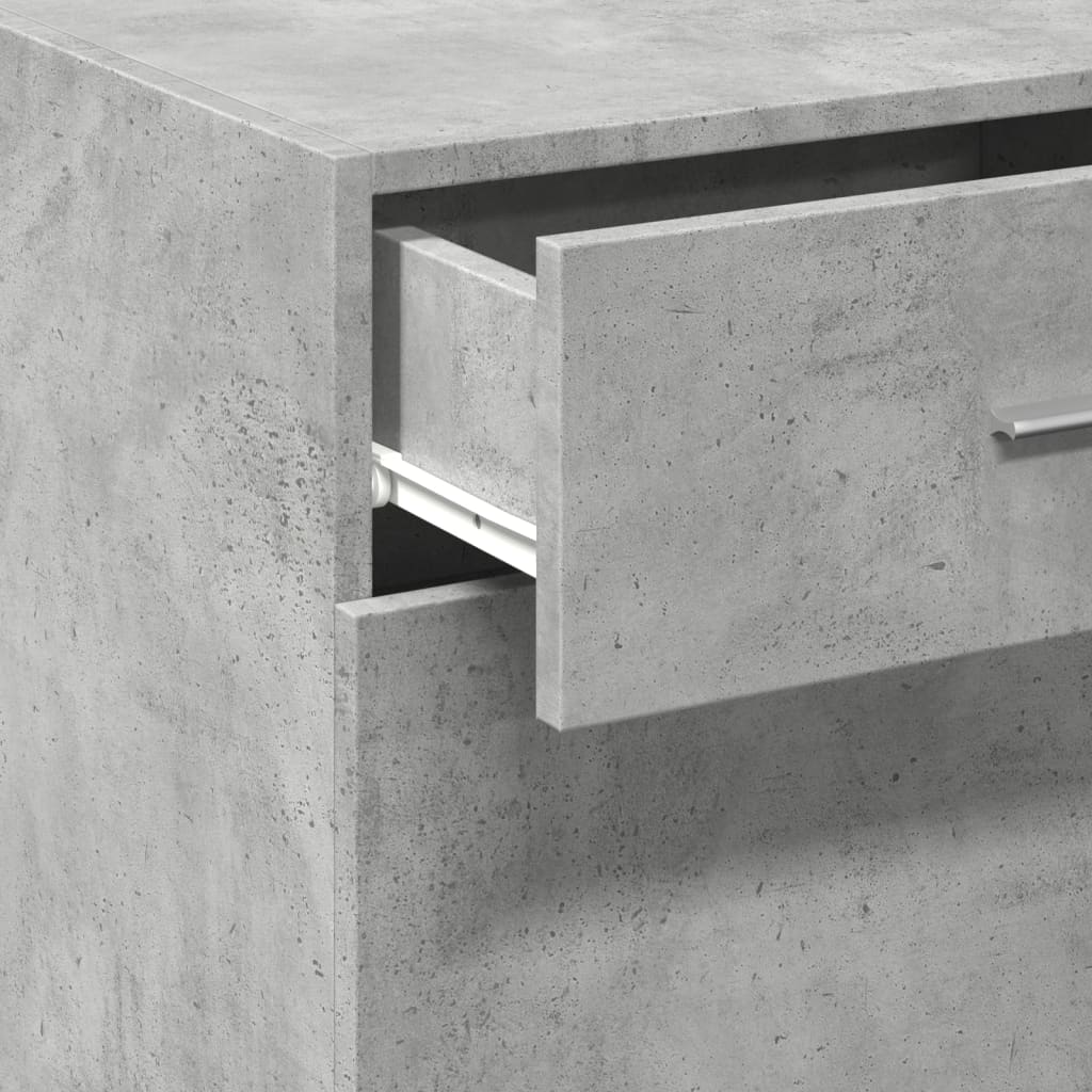Sideboard Concrete Grey 45x42.5x93 cm Engineered Wood