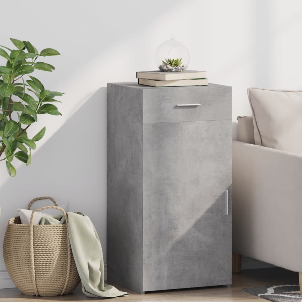 Sideboard Concrete Grey 45x42.5x93 cm Engineered Wood