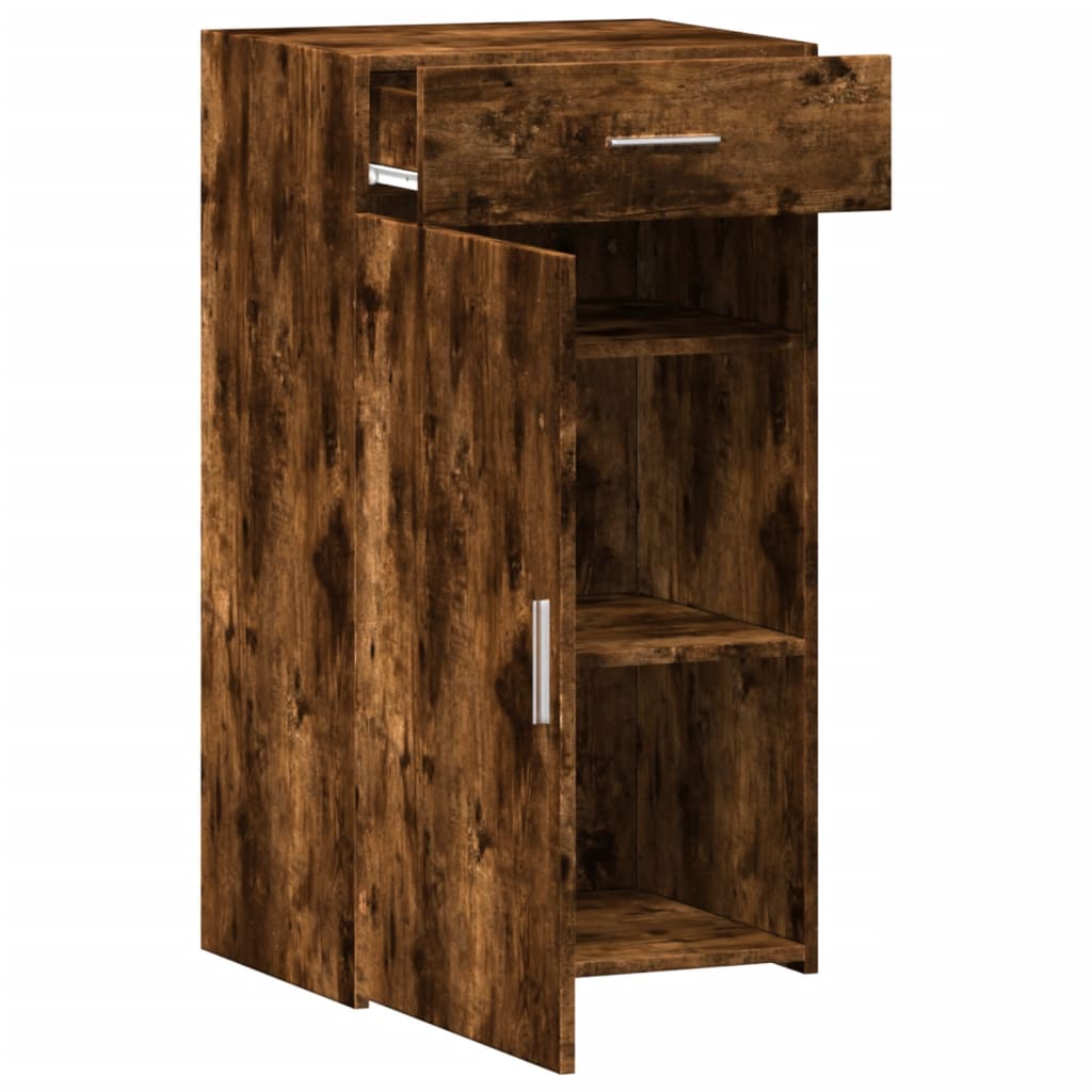 Sideboard Smoked Oak 50x42.5x93 cm Engineered Wood