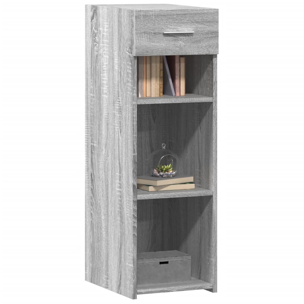 Sideboard Grey Sonoma 30x42.5x93 cm Engineered Wood