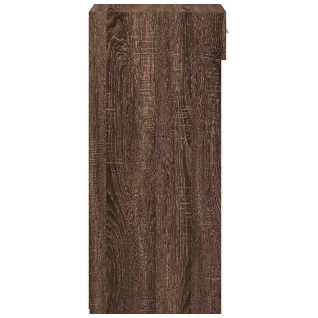 Sideboard Brown Oak 30x42.5x93 cm Engineered Wood