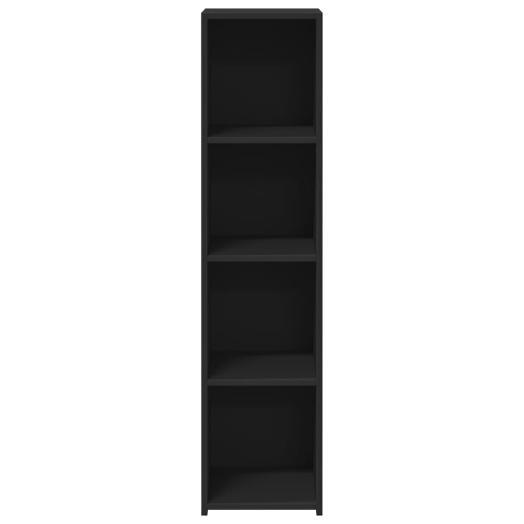 Highboard Black 30x41x124 cm Engineered Wood