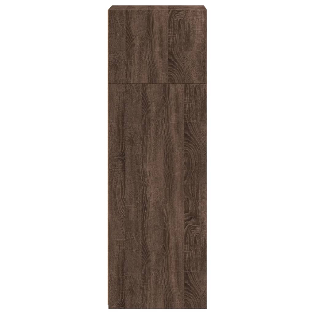 Highboard Brown Oak 40x41x124 cm Engineered Wood