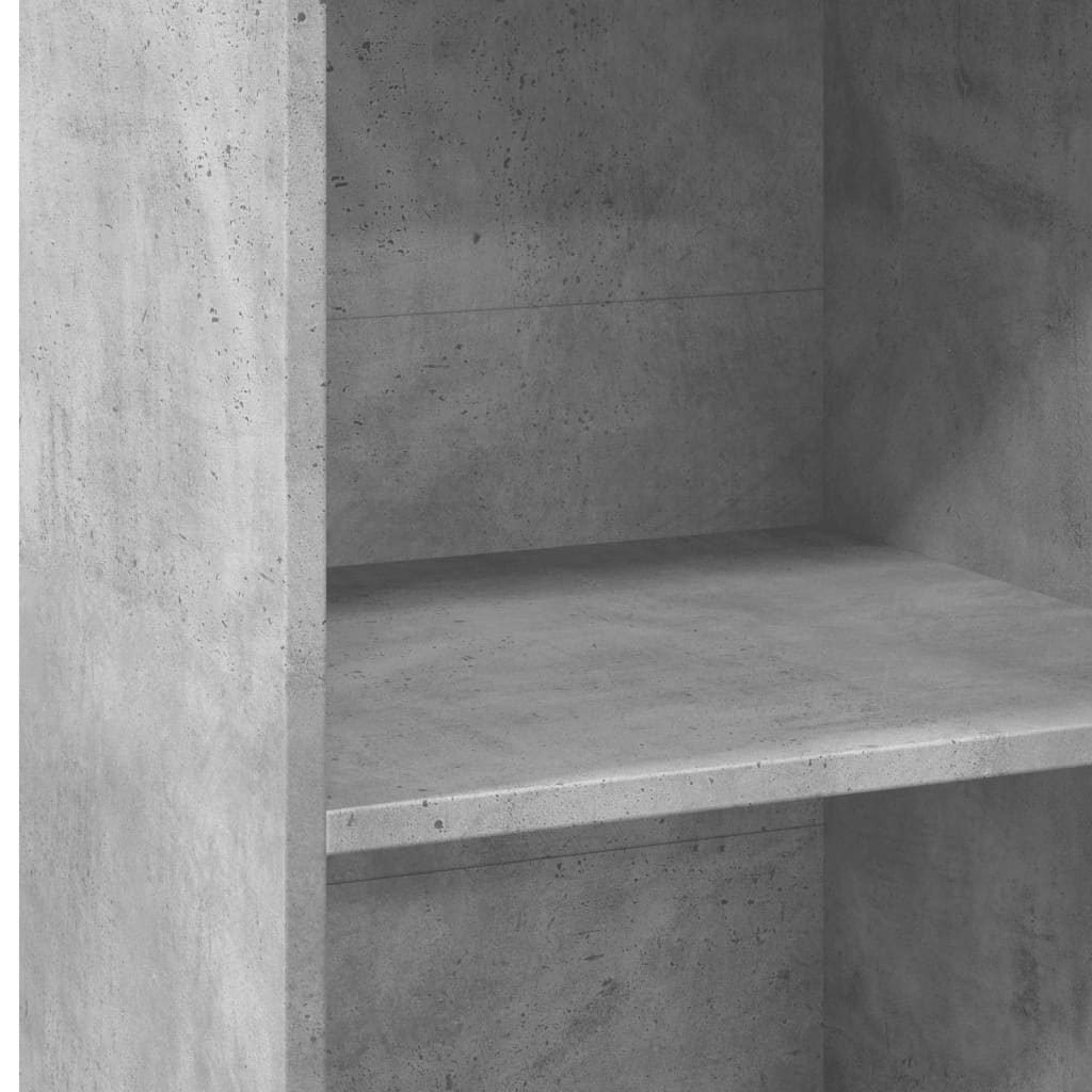 Highboard Concrete Grey 45x41x124 cm Engineered Wood
