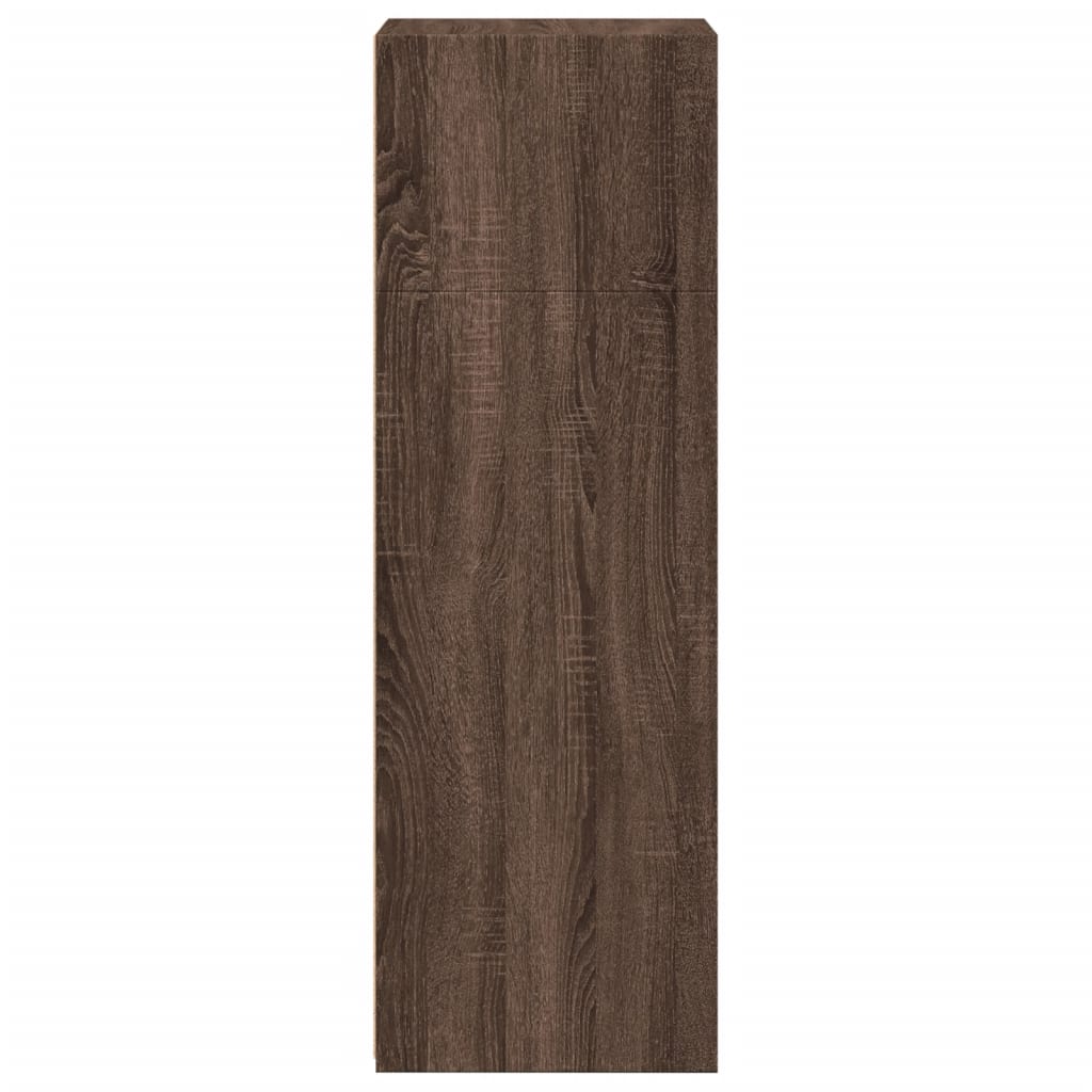 Highboard Brown Oak 45x41x124 cm Engineered Wood