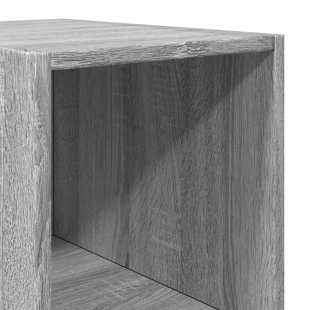 Highboard Grey Sonoma 30x41x185 cm Engineered Wood