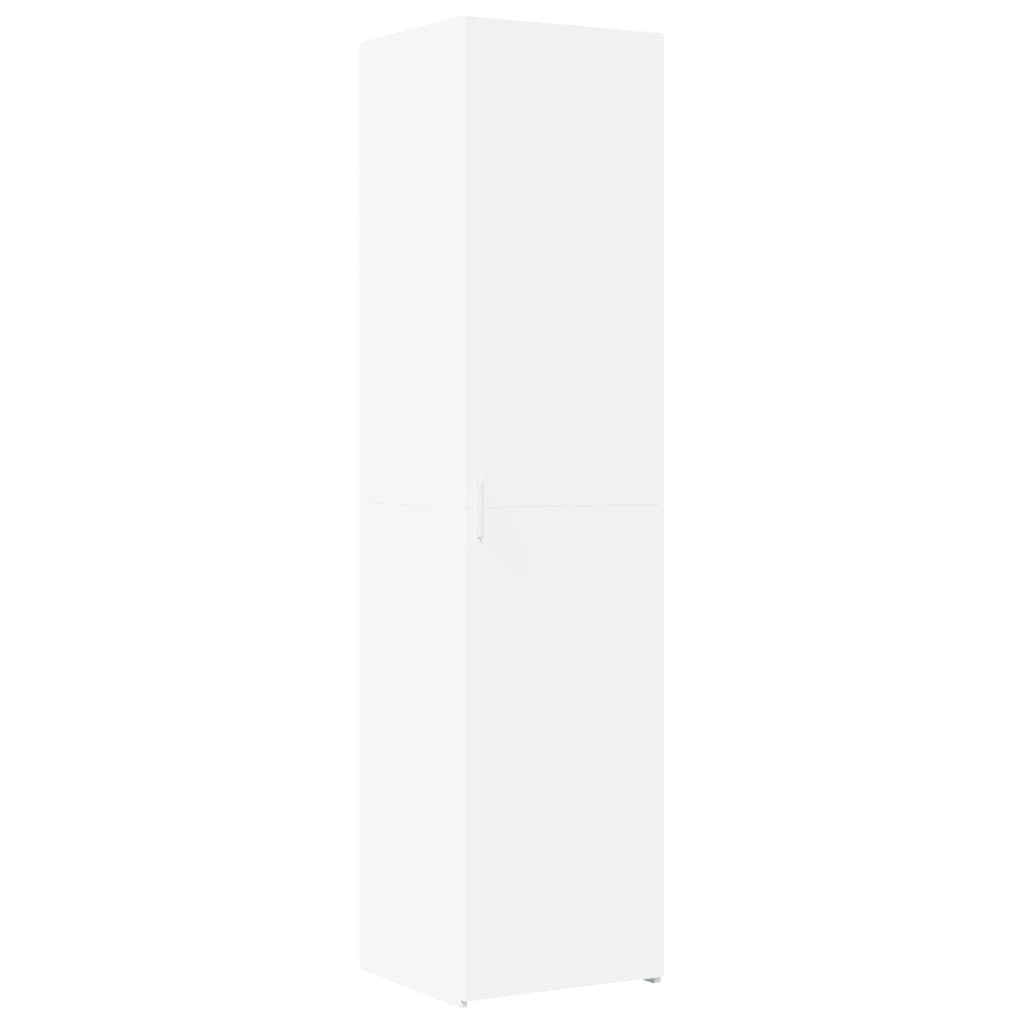 Highboard White 45x42.5x185 cm Engineered Wood