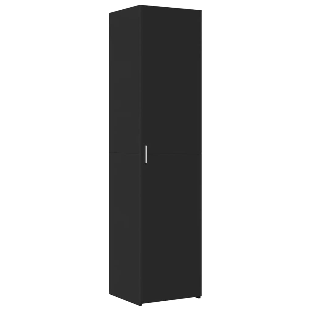 Highboard Black 45x42.5x185 cm Engineered Wood