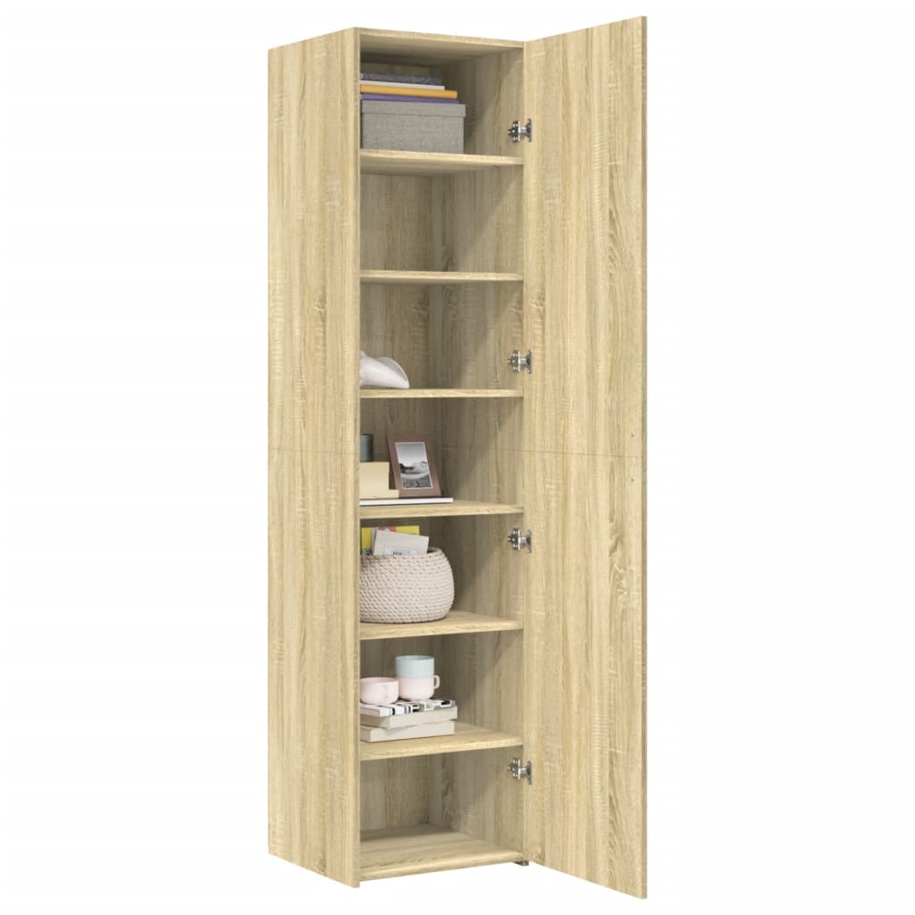 Highboard Sonoma Oak 45x42.5x185 cm Engineered Wood