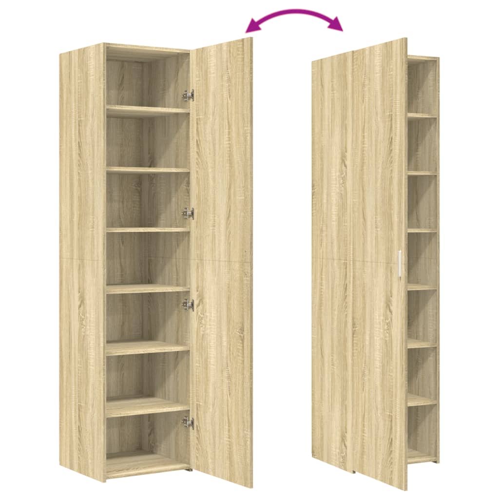 Highboard Sonoma Oak 45x42.5x185 cm Engineered Wood
