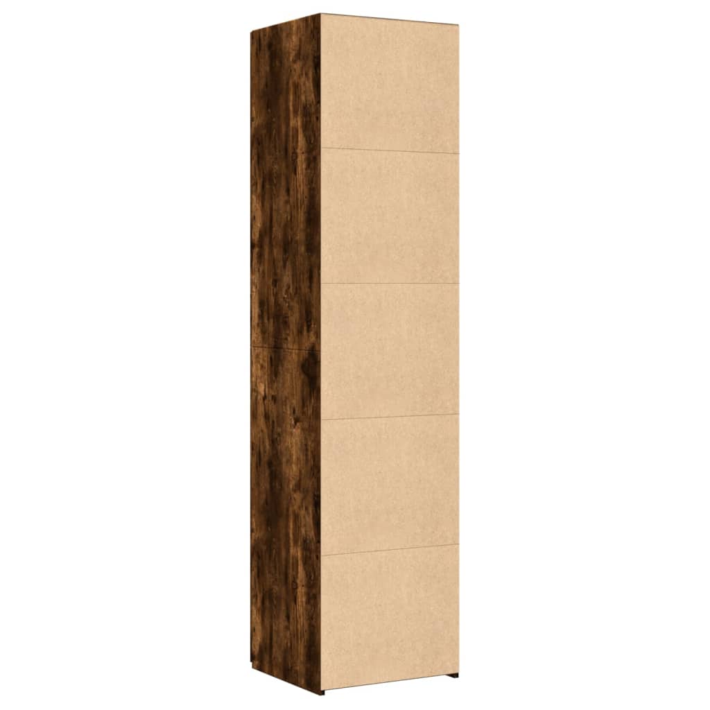 Highboard Smoked Oak 45x42.5x185 cm Engineered Wood