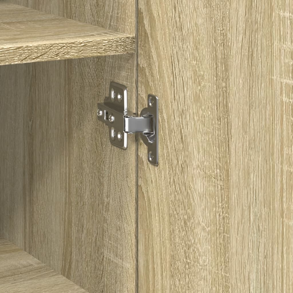 Highboard Sonoma Oak 50x42.5x185 cm Engineered Wood