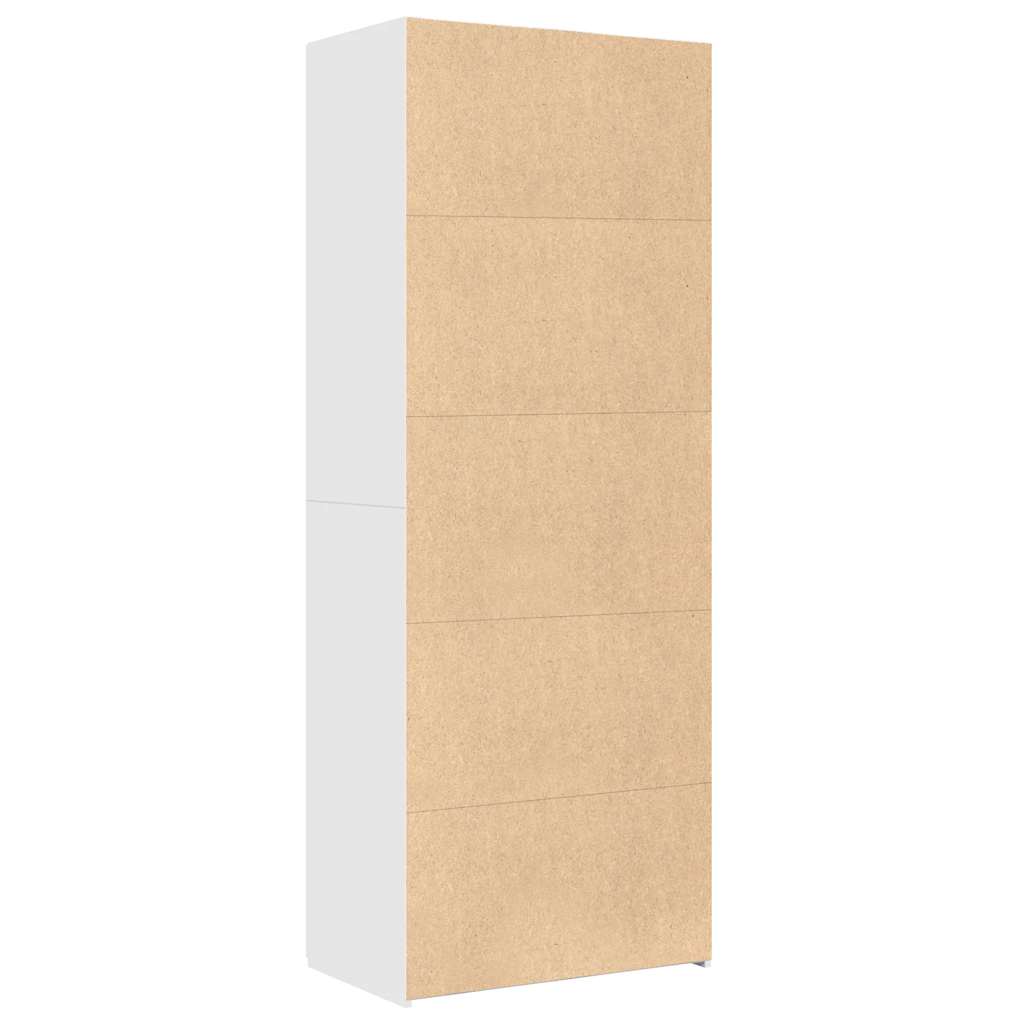 Highboard White 70x42.5x185 cm Engineered Wood