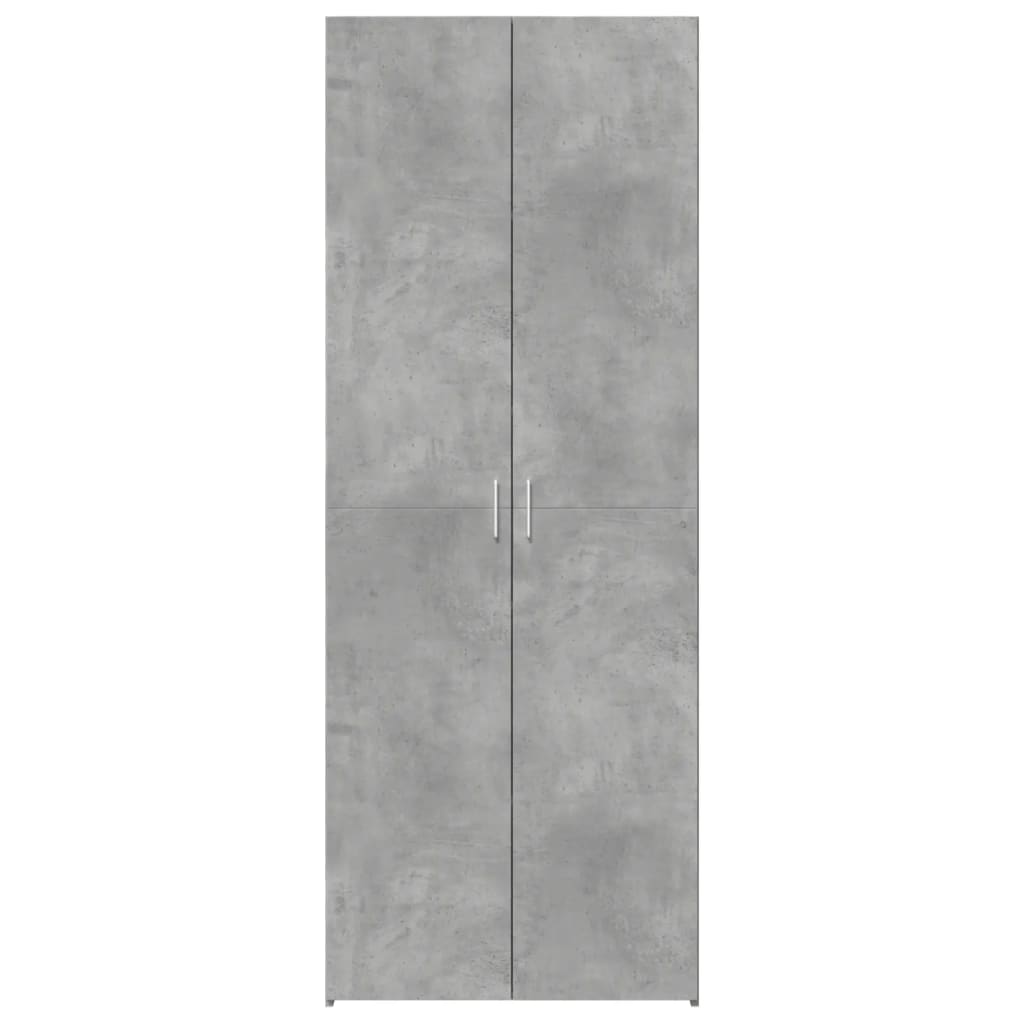 Highboard Concrete Grey 70x42.5x185 cm Engineered Wood