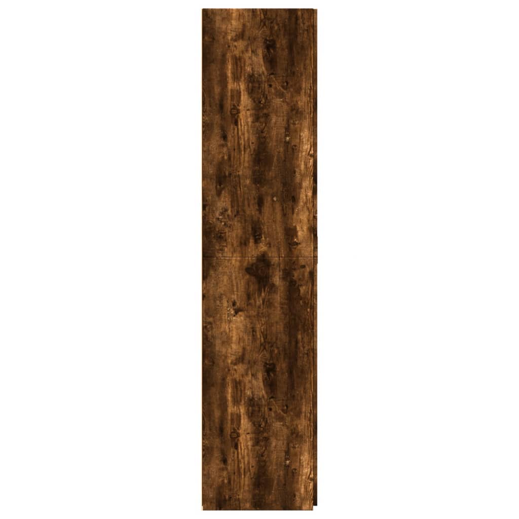 Highboard Smoked Oak 80x42.5x185 cm Engineered Wood