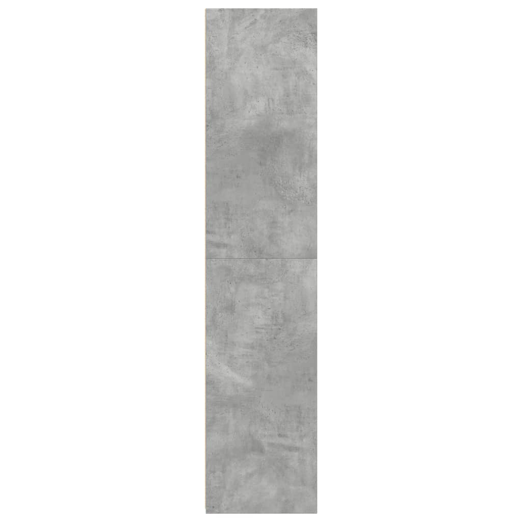 Highboard Concrete Grey 40x41x185 cm Engineered Wood