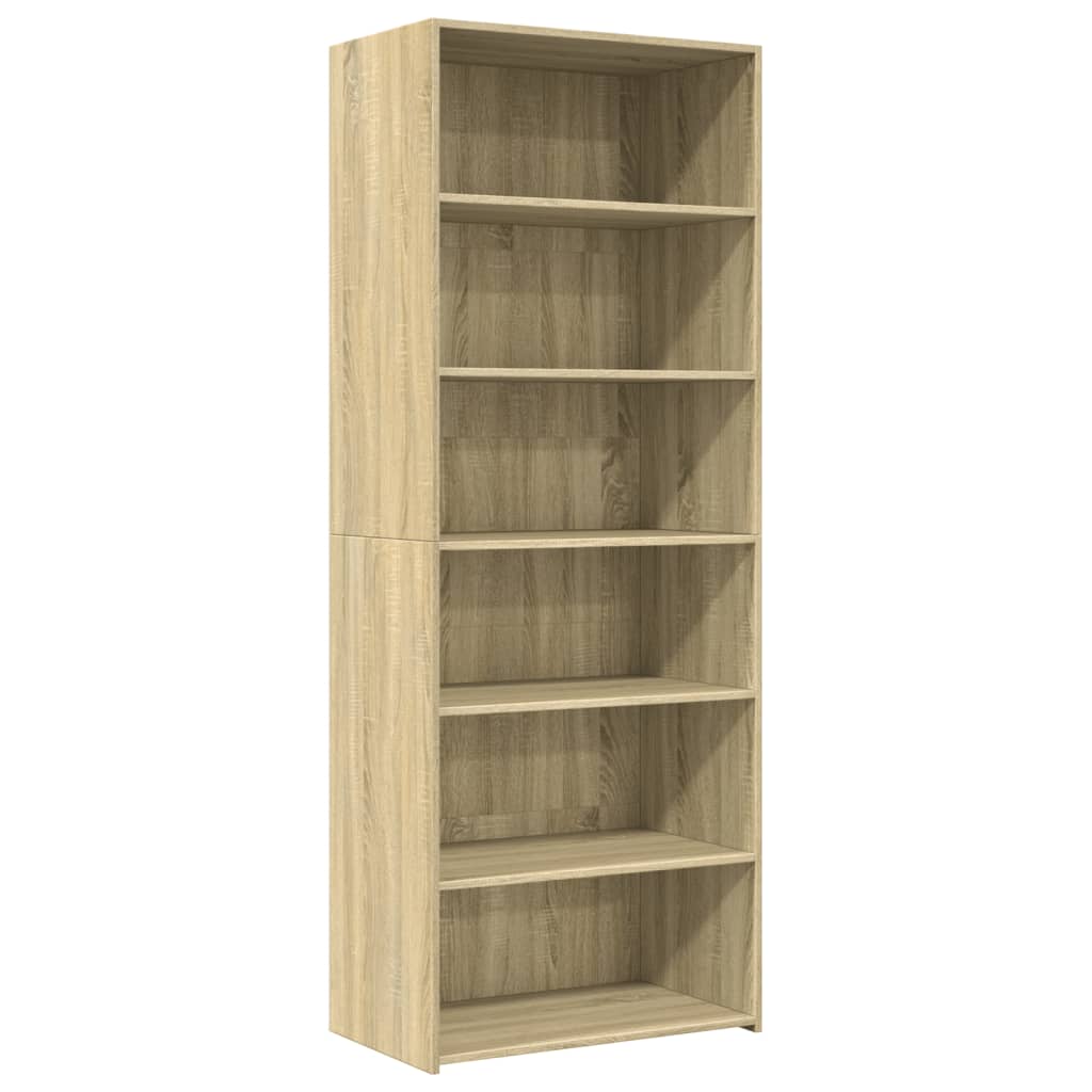Highboard Sonoma Oak 70x41x185 cm Engineered Wood