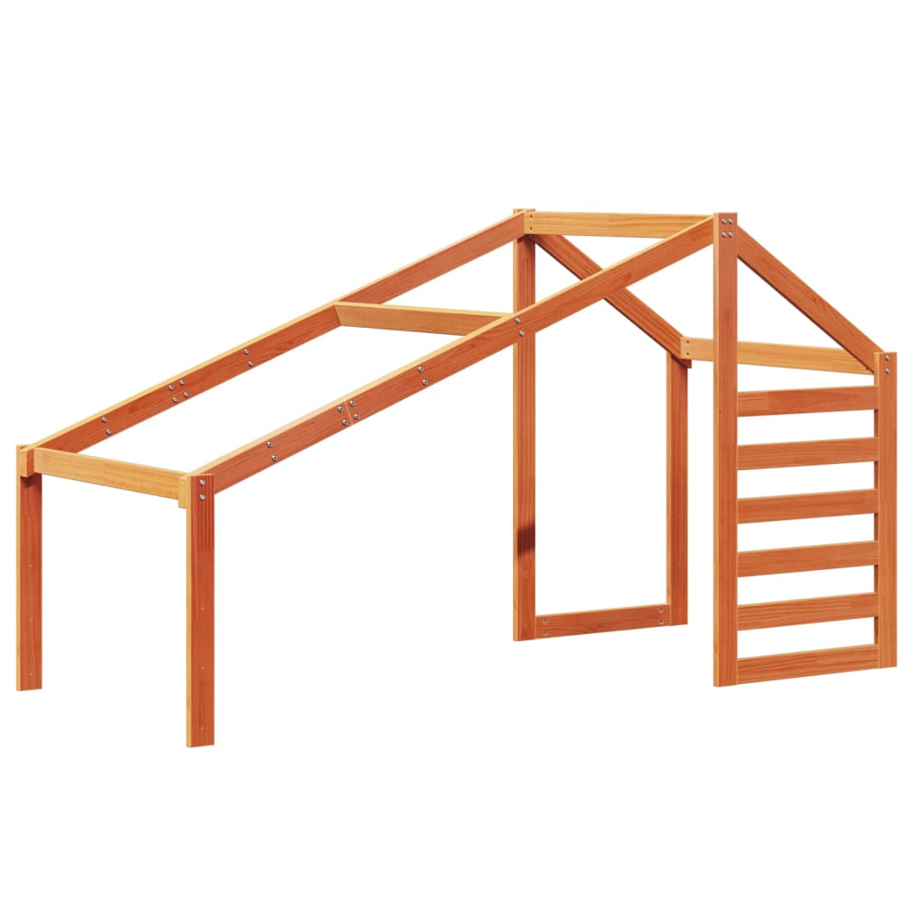 Bunk Bed without Mattress Wax Brown 75x190 cm Small Single Solid Wood Pine