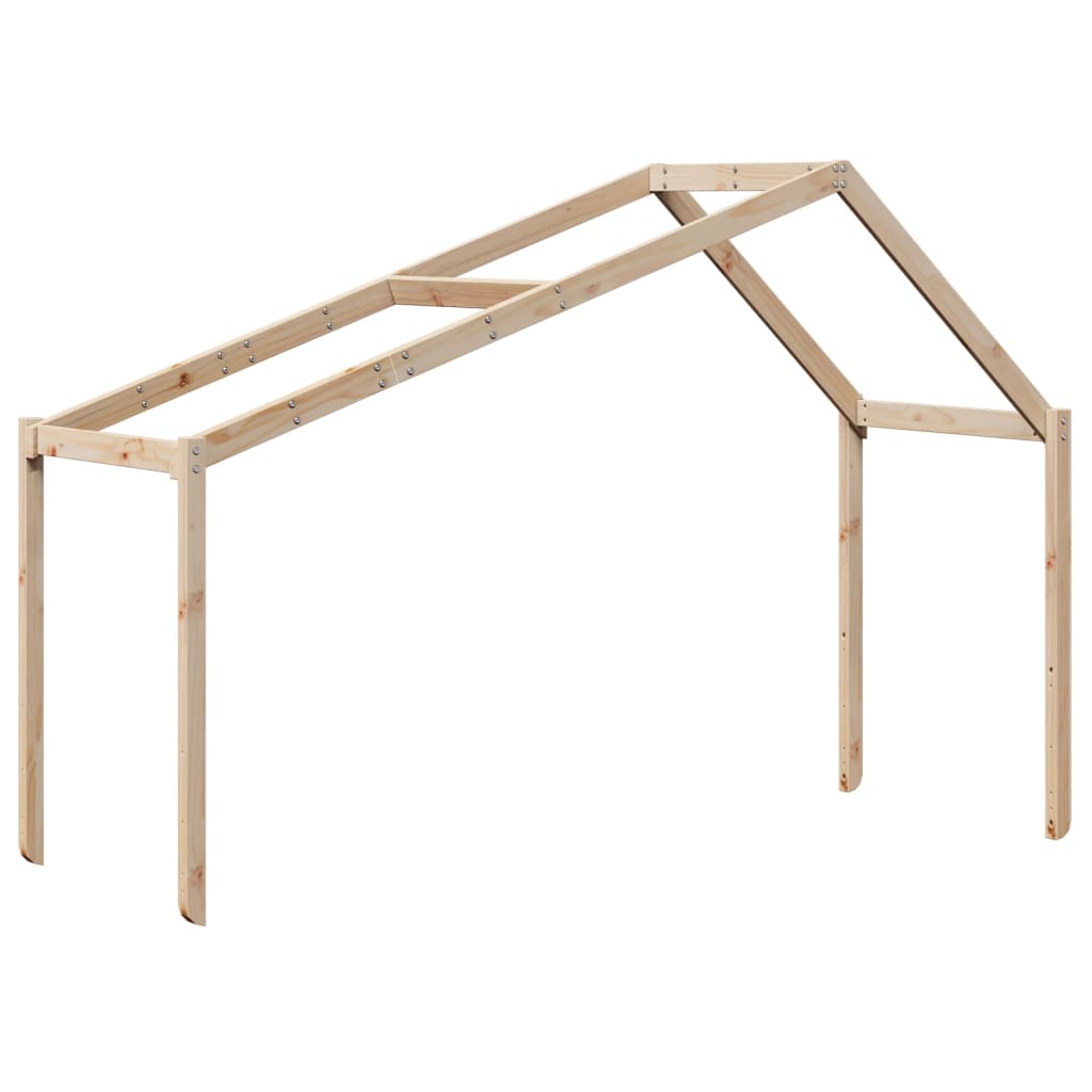 Bunk Bed without Mattress 75x190 cm Small Single Solid Wood Pine