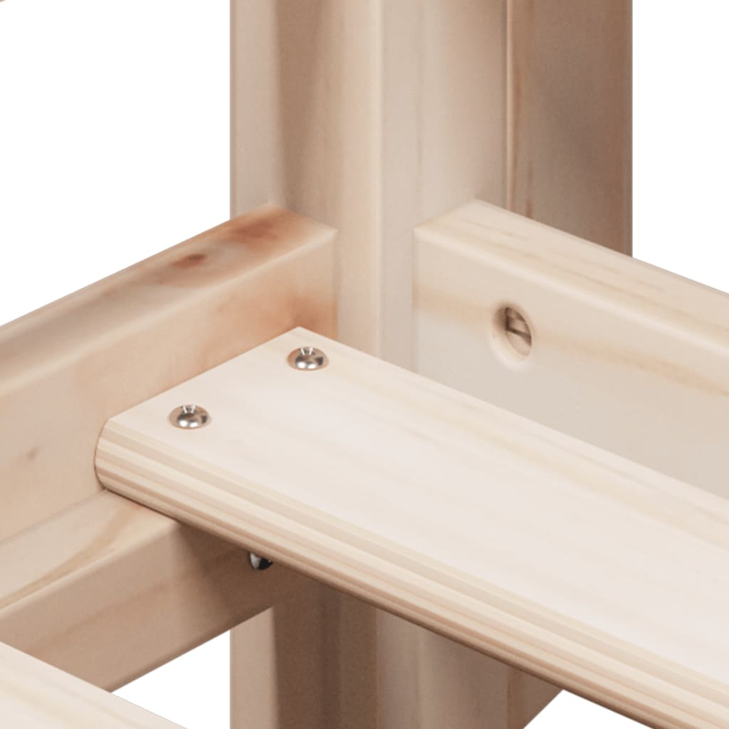 Bunk Bed without Mattress 75x190 cm Small Single Solid Wood Pine
