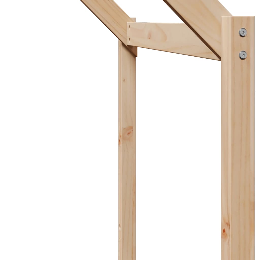 Bunk Bed without Mattress 75x190 cm Small Single Solid Wood Pine