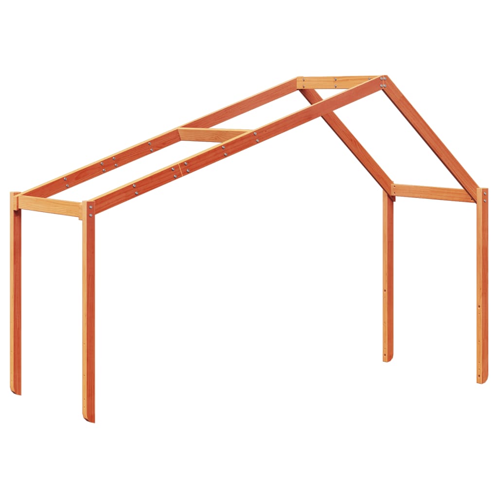 Bunk Bed without Mattress Wax Brown 75x190 cm Small Single Solid Wood Pine