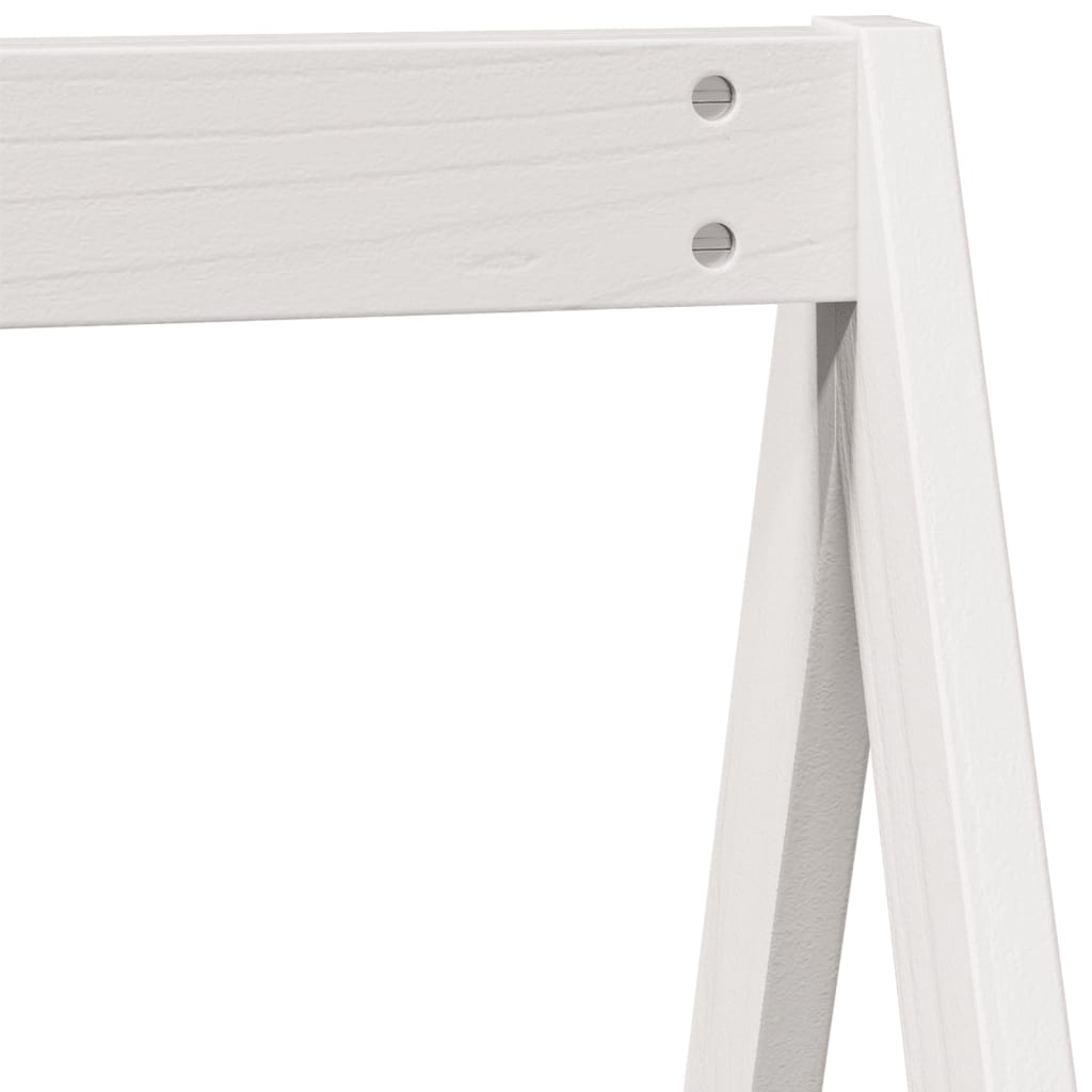 Bunk Bed without Mattress White 90x200 cm Solid Wood Pine