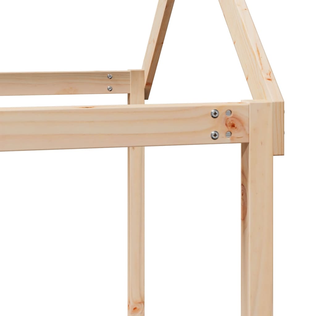 Bunk Bed without Mattress 90x190 cm Single Solid Wood Pine