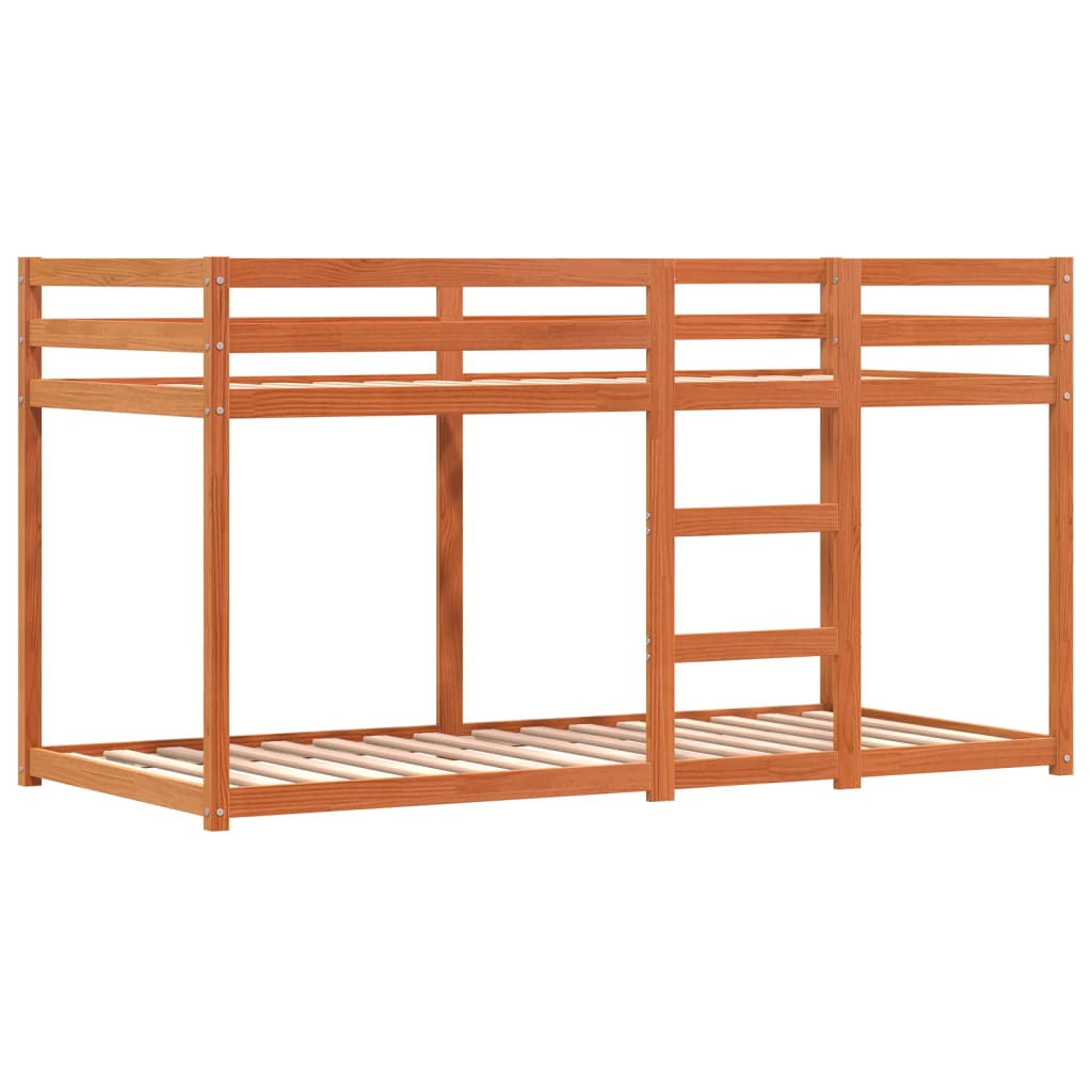 Bunk Bed without Mattress Blue 90x190 cm Single Solid Wood Pine