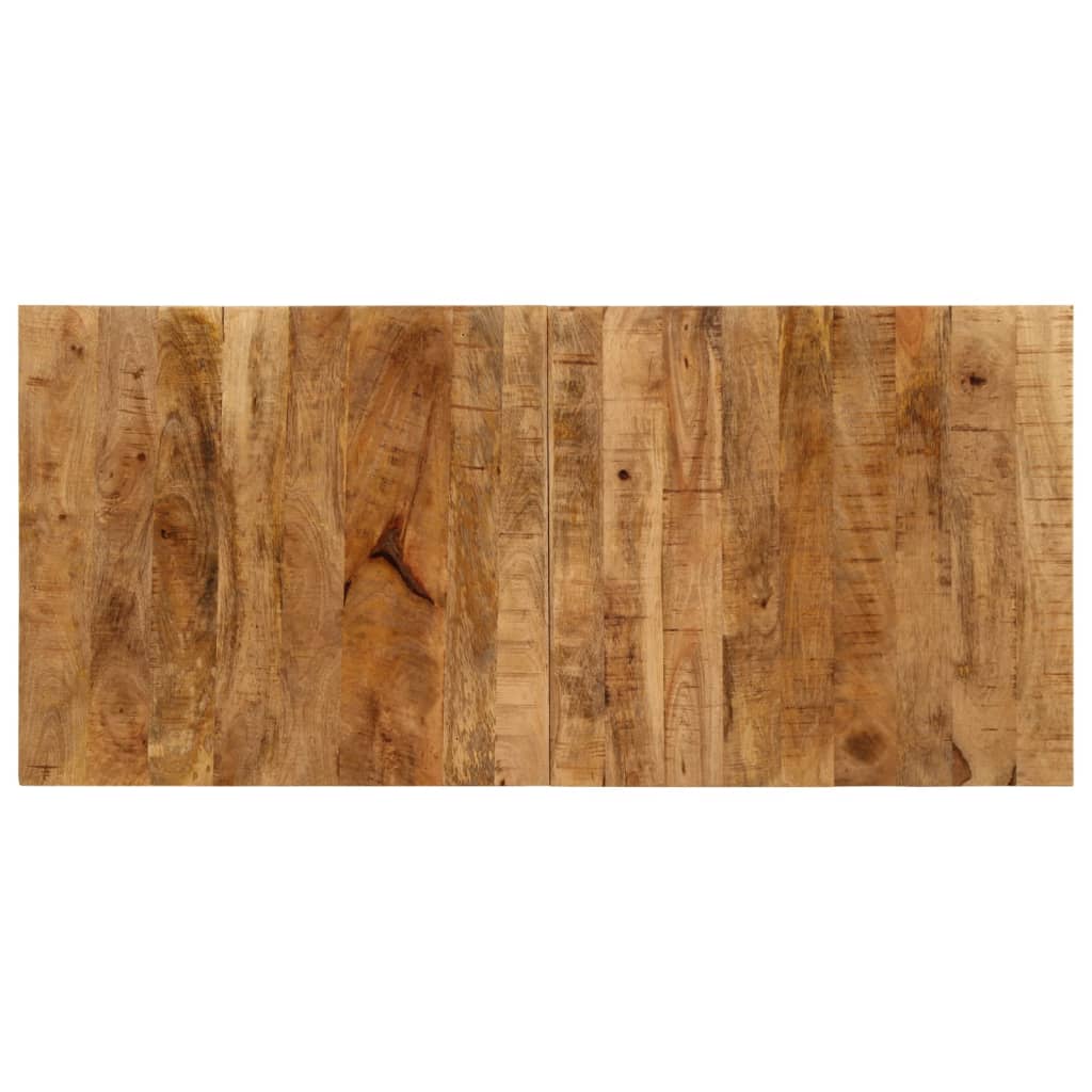 Tractor Bar Table Red and Brown 55x120x107 cm Solid Wood Mango