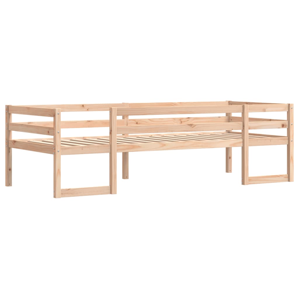 Kids' Bed Frame without Mattress 90x190 cm Single Solid Wood Pine