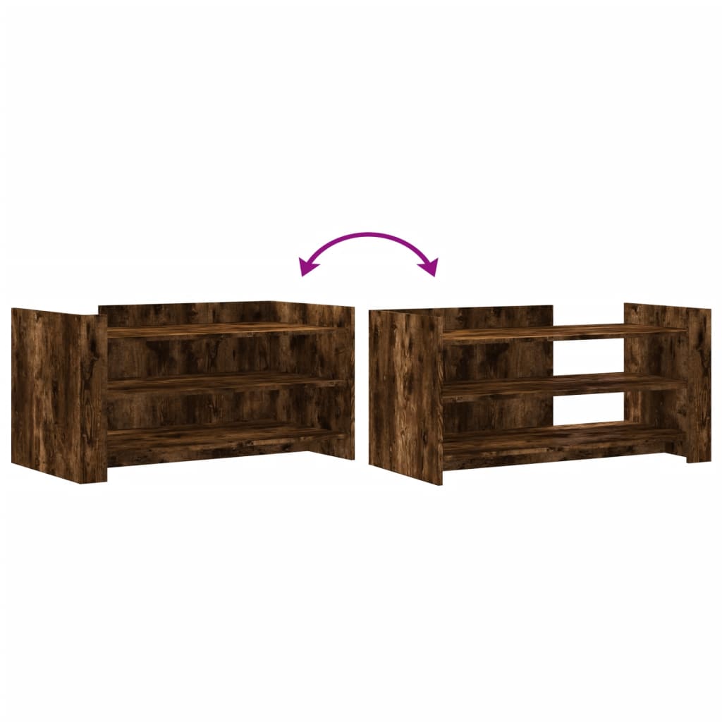 Modern Wooden Living Room Coffee Table With Open Storage Shelves Wood Tables