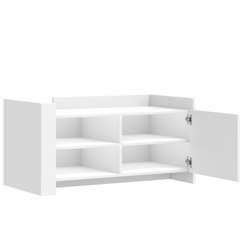 Modern Wooden Living Room Coffee Table With Door & Open Storage Shelves Wood