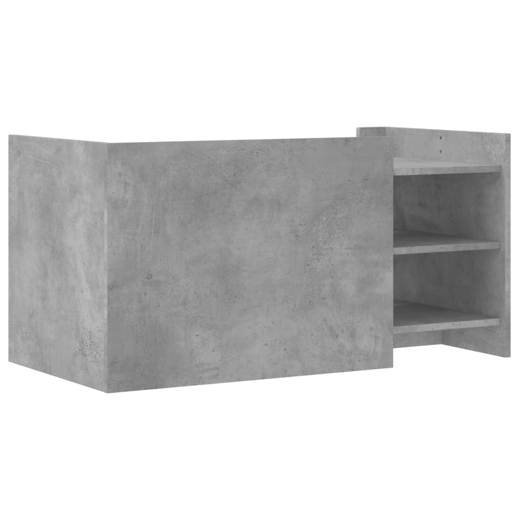 Modern Wooden Living Room Coffee Table With Door & Open Storage Shelves Wood