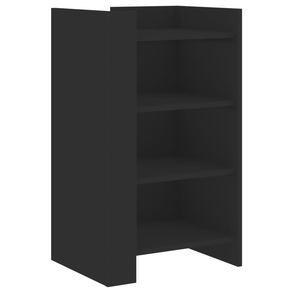 Sideboard Black 45x35x75 cm Engineered Wood
