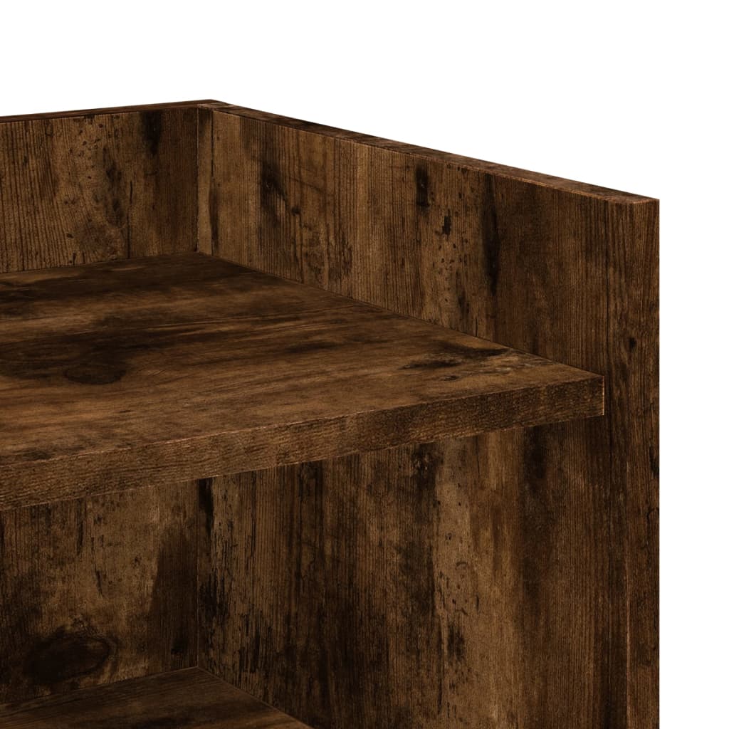 Sideboard Smoked Oak 45x35x75 cm Engineered Wood