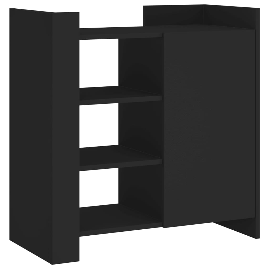 Sideboard Black 73.5x35x75 cm Engineered Wood
